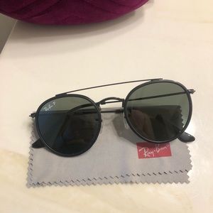 Rayban polarized aviator sunglasses